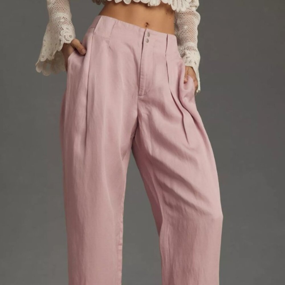 By Anthropologie Cinched Hem Trousers - Picture 3 of 9